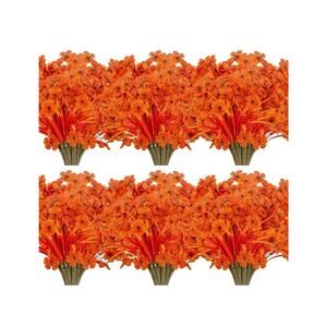 20 Bundles Artificial Fall Flowers No Fade Faux Autumn Plants Fake Flowers No...